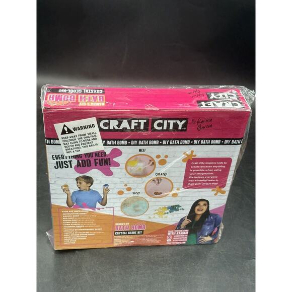 Karina’s DIY Bath Bomb Kit, Crystal Geode Kit - Picture 2 of 2